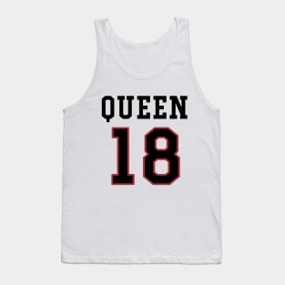 18th Birthday Gift Slab Queen 18 Tank Top